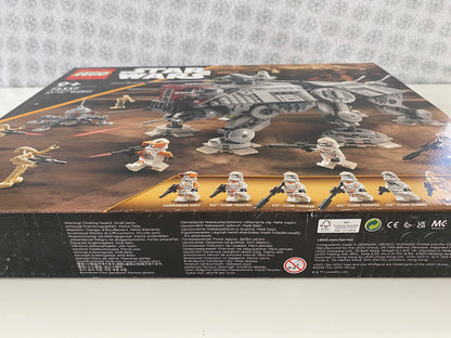 LEGO Star Wars AT-TE Walker (75337), Minifiguren von Mace Windu, Coleman Trebor, Clone Commander und zwei Clone Troopers, detailreicher AT-TE Walker mit beweglichen Beinen, drehbaren Kanonen und aufklappbarem Cockpit, baubare Modellkulisse der Star Wars Galaxis, 960 Teile.