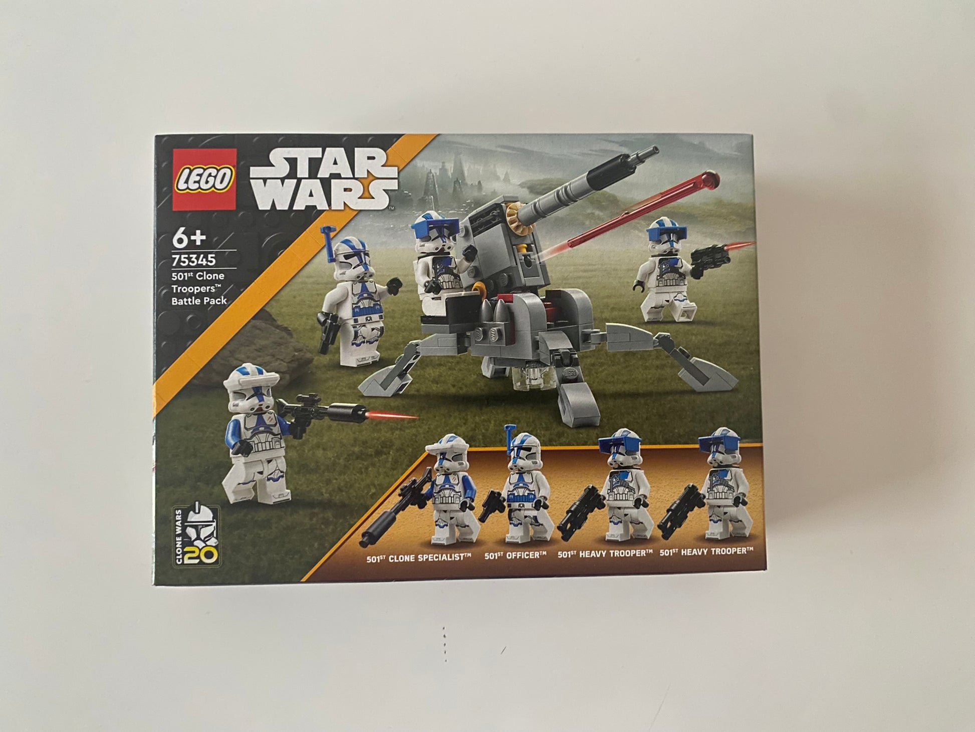 LEGO Star Wars 501st Clone Troopers Battle Pack (75345) Set mit vier 501st Clone Troopers Minifiguren und baubarer Geschützstellung. 285 Teile für spannende Nachbildungen aus der Saga.