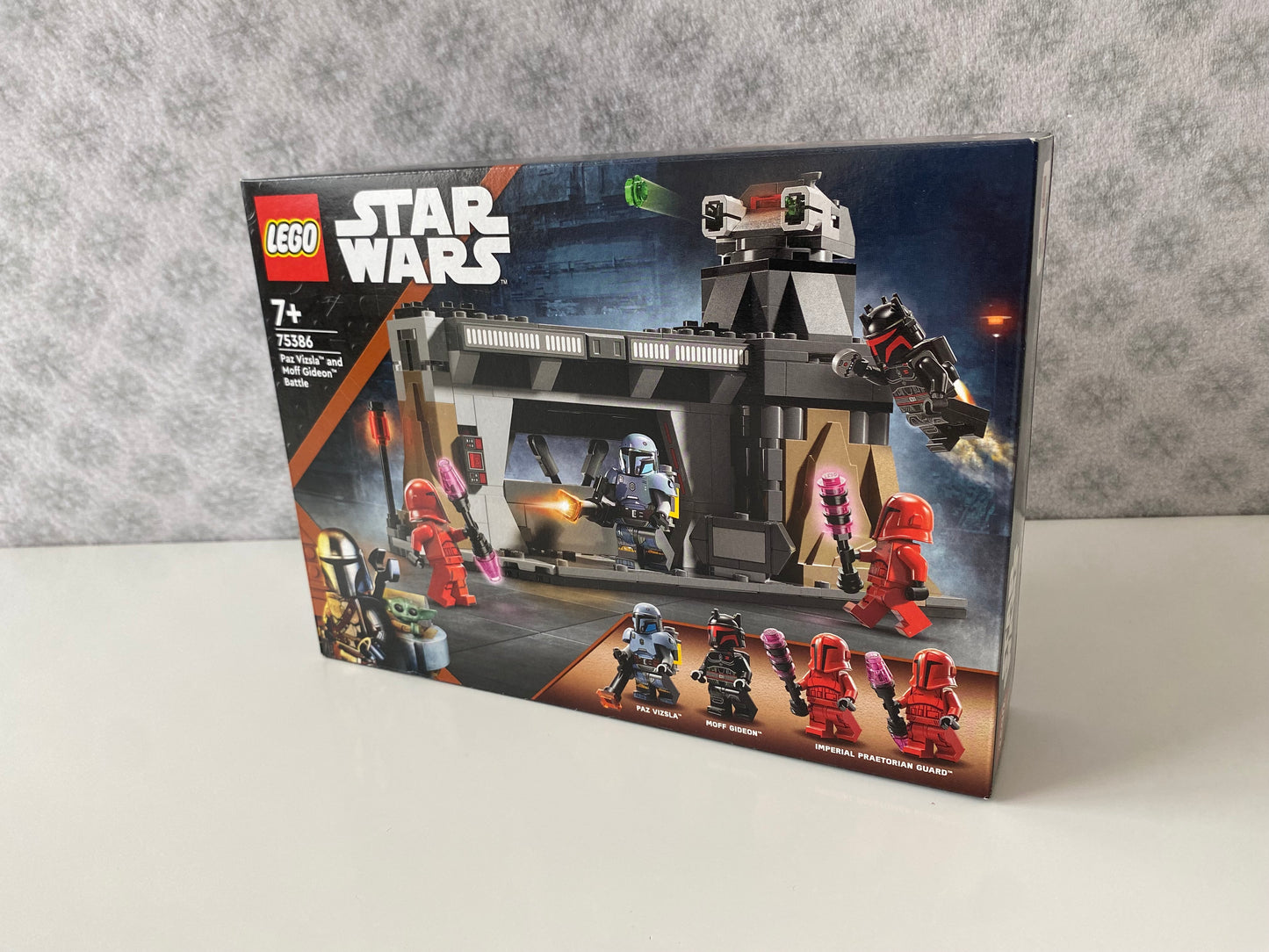 LEGO Star Wars Duell zwischen Paz Vizsla und Moff Gideon (75386)