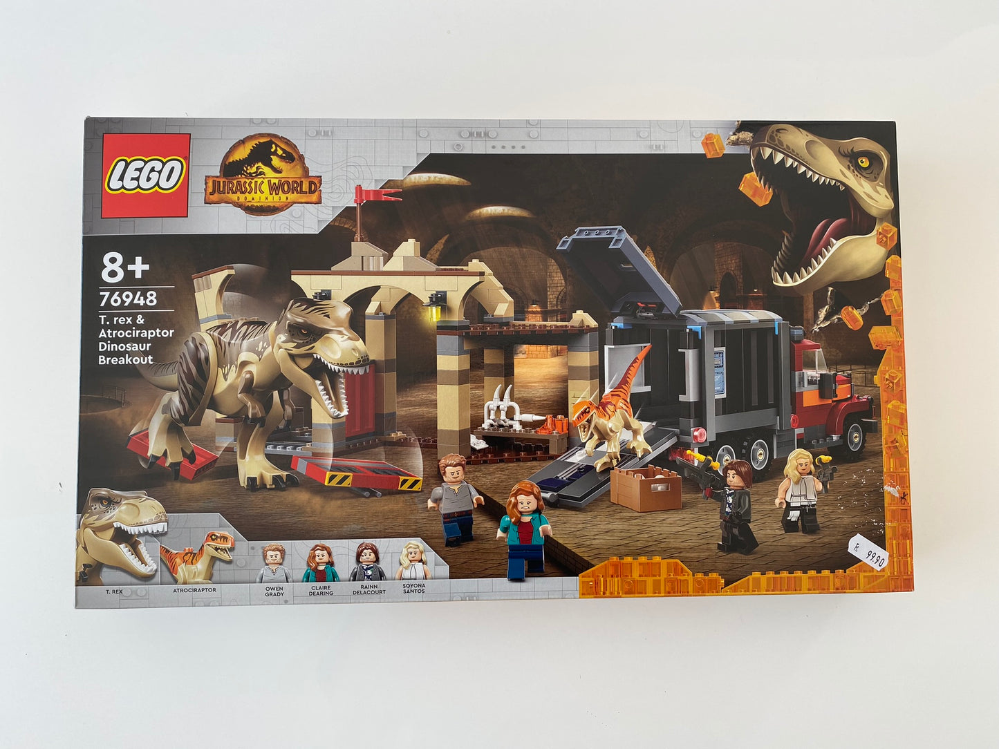 LEGO Jurassic World T. Rex & Atrociraptor: Dinosaurier-Ausbruch (76948)