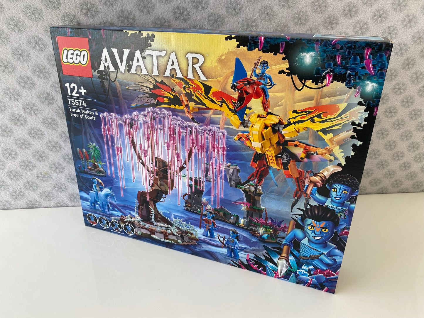 LEGO Avatar Toruk Makto und der Baum der Seelen (75574), detailgetreuer Baum der Seelen, Minifiguren von Jake Sully, Neytiri, Mo'at und Tsu'Tey, beweglicher Toruk Makto.